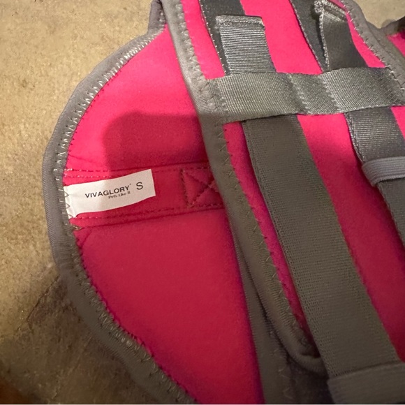 NWT Vivaglory Pink Dog Safety Life Vest Harness Size Small - Picture 5 of 5